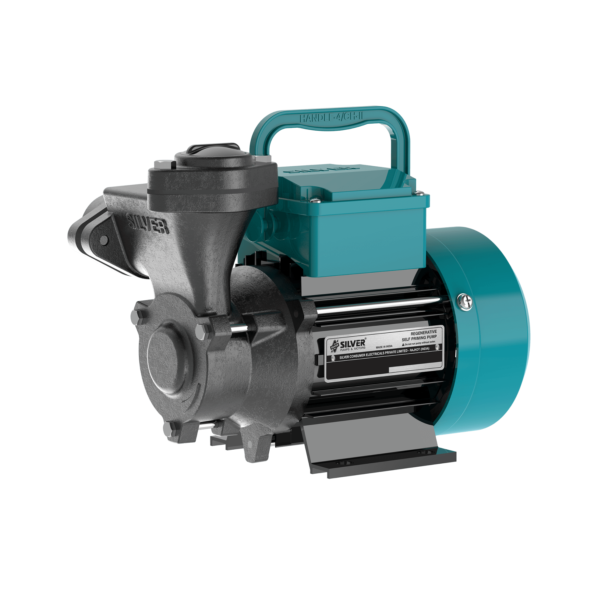 1.00HP SELF PRIMMING PUMP - BULBUL PLUS 100 - SILVER