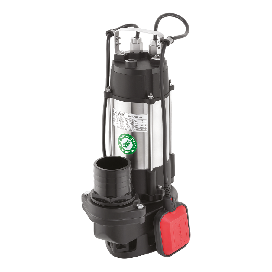 1.00HP SEWAGE SUBMERSIBLE PUMP - SSP1 - SILVER