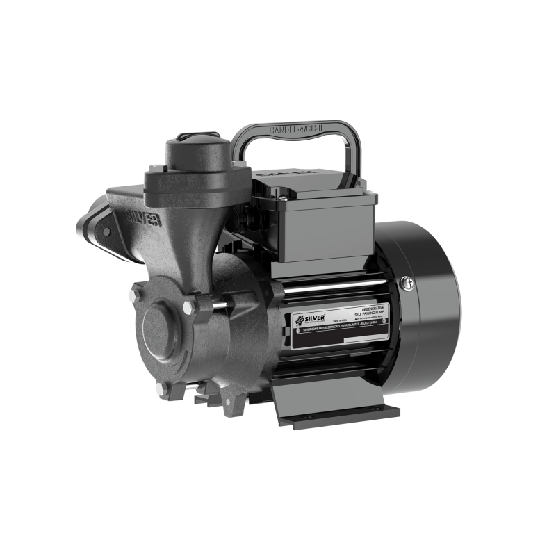 1.00HP SELF PRIMMING PUMP - YUVA PLUS 100 - SILVER